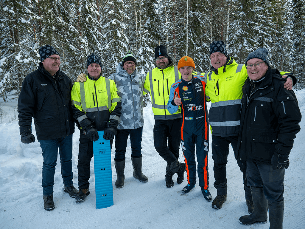 Olofsfors AB secures the roads for World Rally Championship 2022